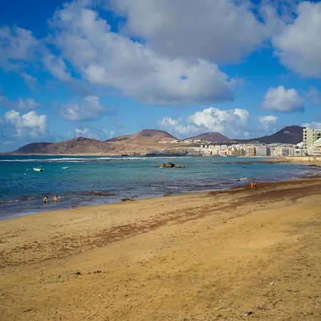 Beachfront In Canteras With Pool